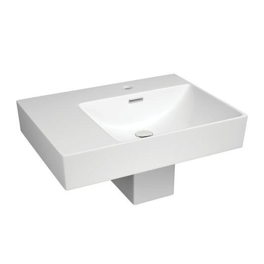 Fienza Tono Care Wall Basin with Integral Shroud, Right Bowl