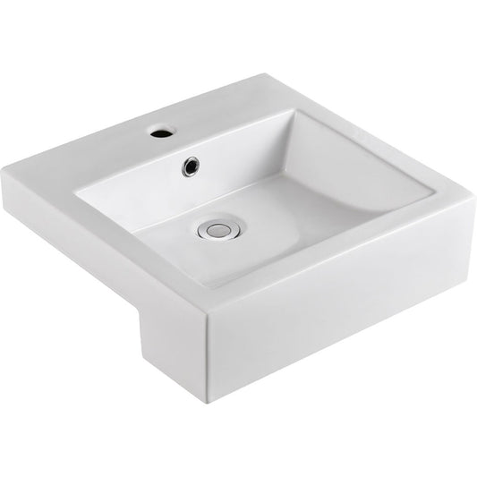 Fienza Jacinta Semi-Recessed Basin, 3 Tap Hole