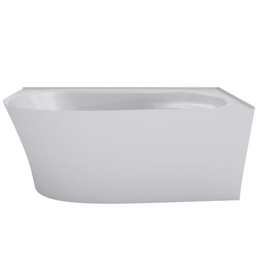 Decina Natalia 1500 Left Back-To-Corner Freestanding Bath