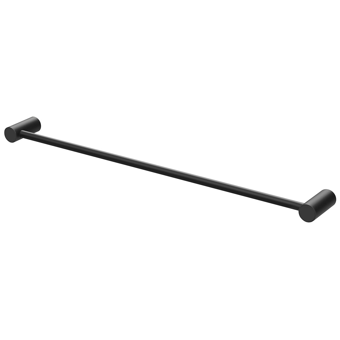 Phoenix Vivid Slimline Single Towel Rail 600Mm Matte Black | Cook & Bathe