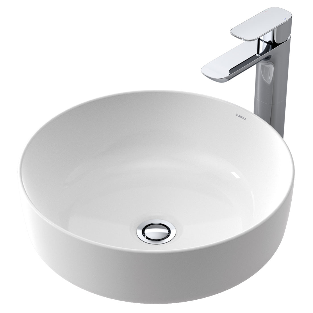 Caroma Artisan Above Counter Basin Round 405mm – Cook & Bathe