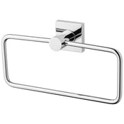 Phoenix Radii Hand Towel Holder Square Plate Chrome