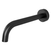 Phoenix Vivid Slimline Wall Basin Outlet 180Mm Curved Matte Black