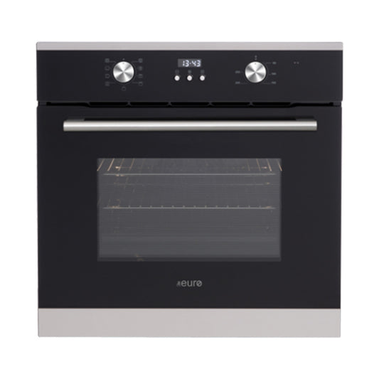 Euro Appliances Electric Multifunction Oven | Black Glass And Stainless Steel | 60cm