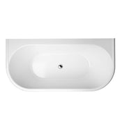 Decina Oxford 1700 Back To Wall Freestanding Bath