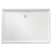 Marbletrend Flinders Polymarble Rectangle Shower Base 1220Mm X 820Mm Rear Outlet