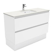 Fienza Sarah Crystal Pure Undermount 1200 Quest Vanity On Kick